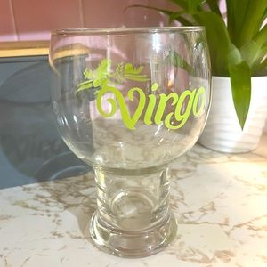 Vintage “VIRGO” Glass Goblet - Excellent Condition